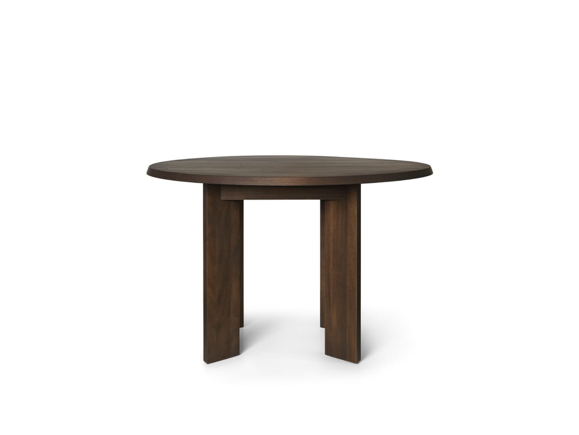 Produktfoto för Ferm Living - Tarn Dining Table - Matbord - Tarn Dining Table - 115 - Dark Stained Beech - W113.5 x D104.6 x H73 cm