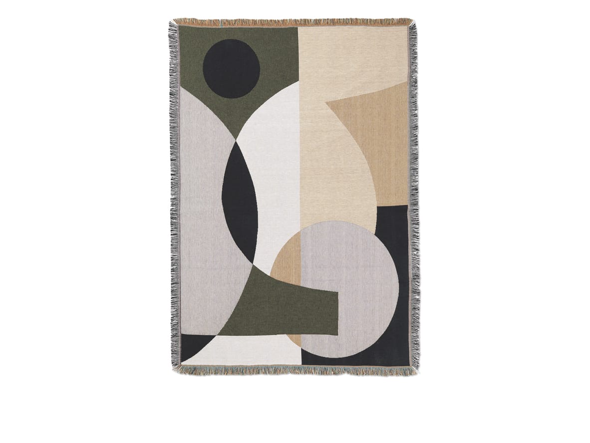 Ferm Living - Entire Tapestry Blanket - Filt - Entire - W: 120 x H: 170 x D: cm