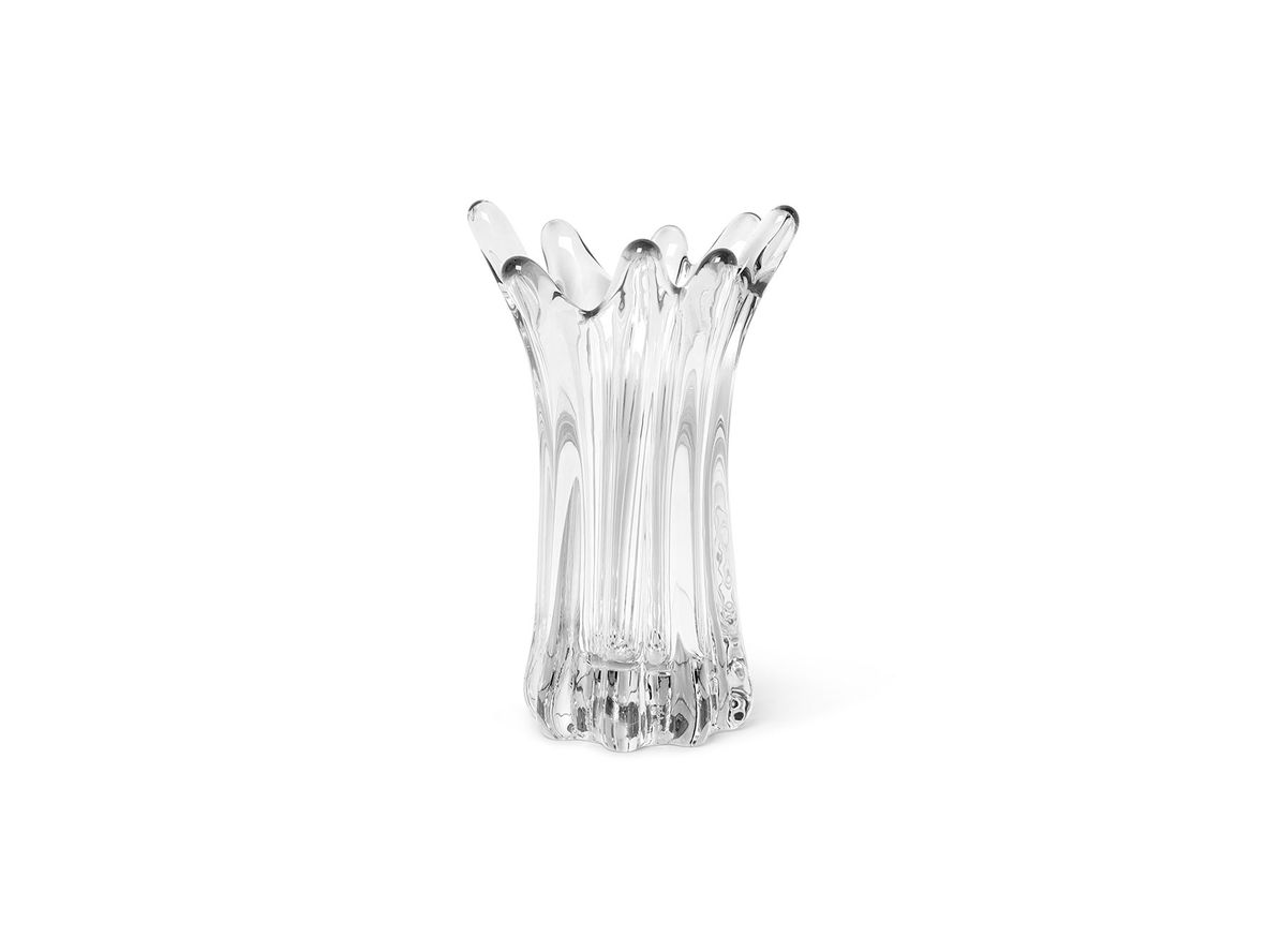Ferm Living - Holo Vase - Vas - Clear - Ø15 x H23 cm