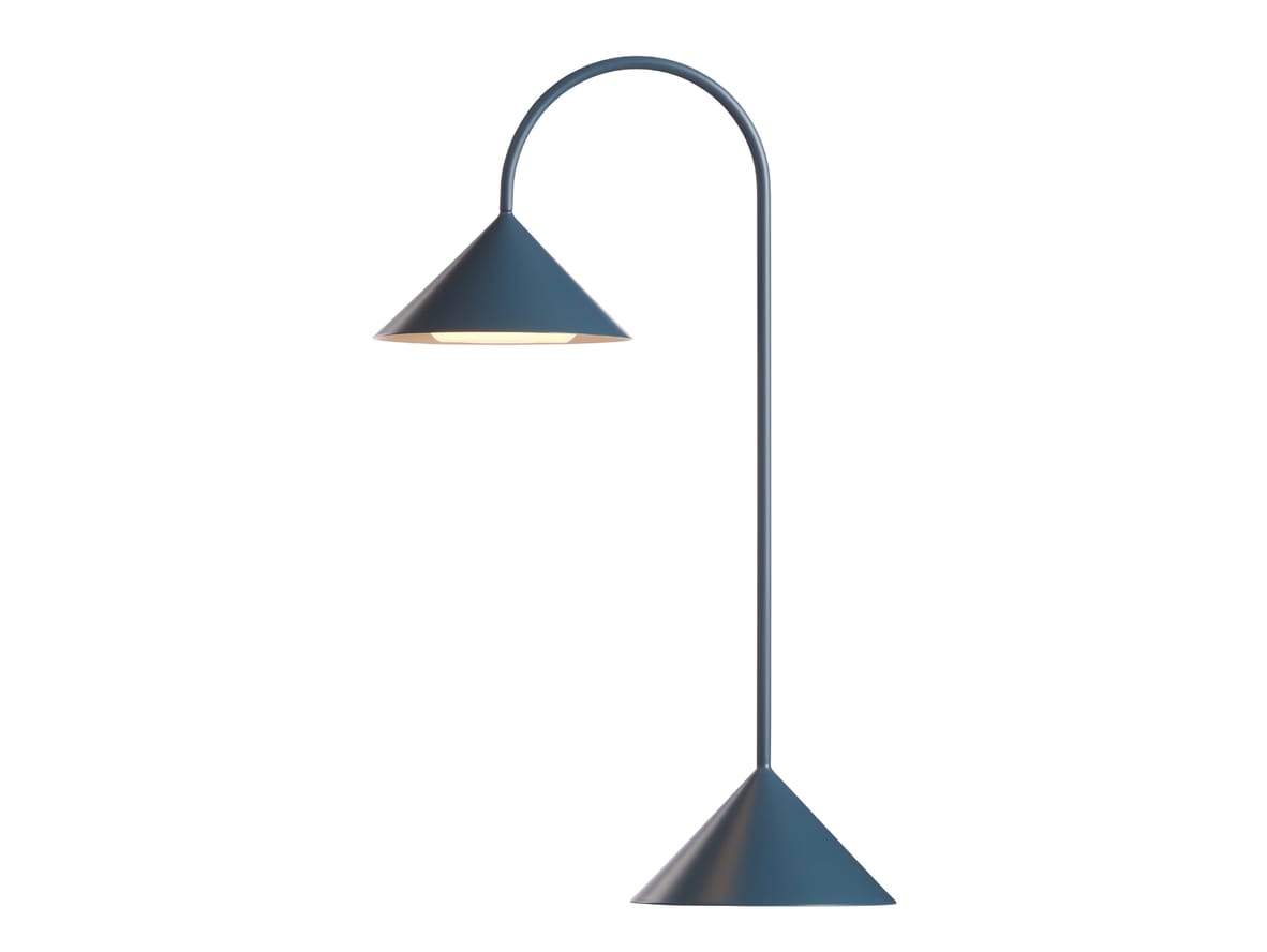 Frandsen – Grasp Portable – Bordslampa – Matt Petroleum – H47 – D:29.5 x W:15 x H:47 cm