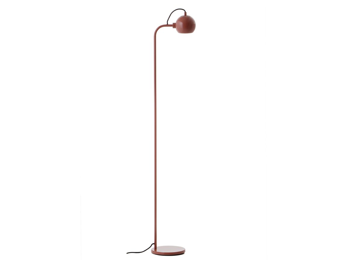 Frandsen – Ball Single Floor Lamp  – Golvlampa – Glossy Red – H138