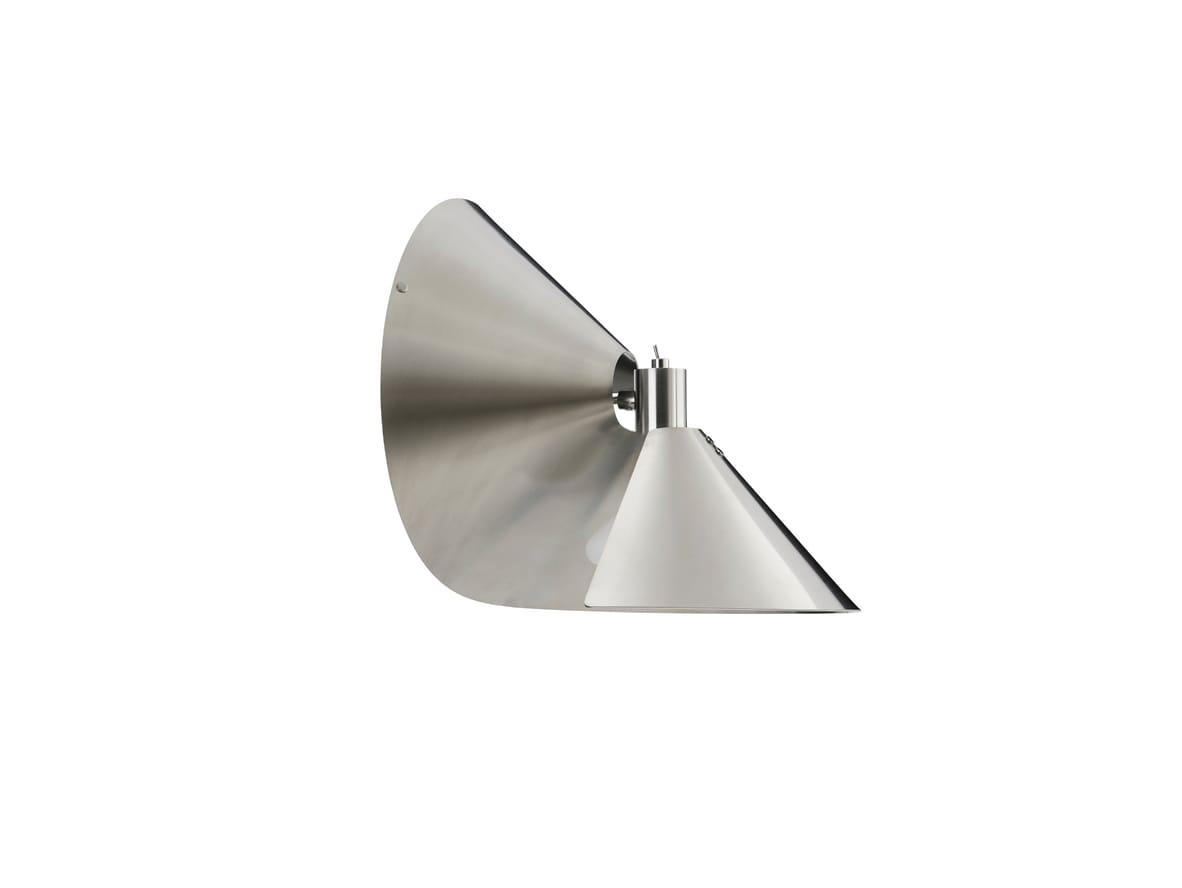 Frandsen – Peel lamp – Lampa – Brushed Stainless Steel – Wall lamp – D:27.5 x W:26.5 x H:28 cm