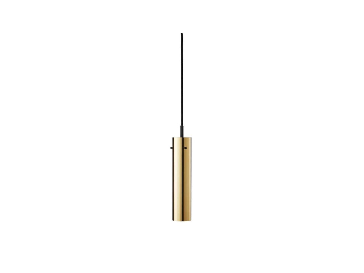 Frandsen – FM2014 Solid Pendant – Hängande lampa – Solid Brass Glossy – Ø5,5 x H36