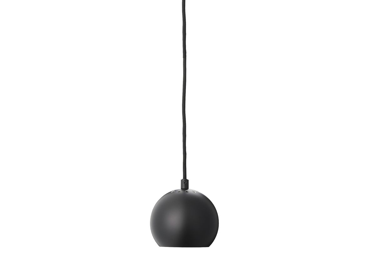 Frandsen – Ball Pendant – Ø12 – Hängande lampa – Matt Black – Ø12 x H 10 cm