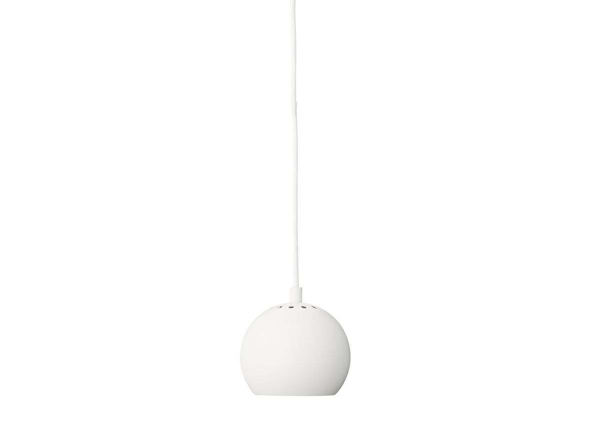 Frandsen – Ball Pendant – Ø12 – Hängande lampa – Matt White – Ø12 x H 10 cm