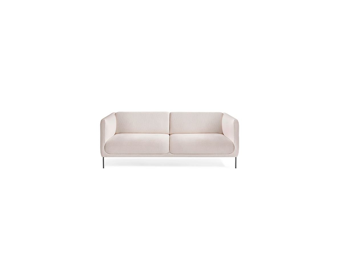 Fredericia Furniture - Konami Sofa 4952 by Damian Williamson - Soffa för 2 personer - Carlotto 200 / Black - W188 x D98 x H70 x SH41,5 cm