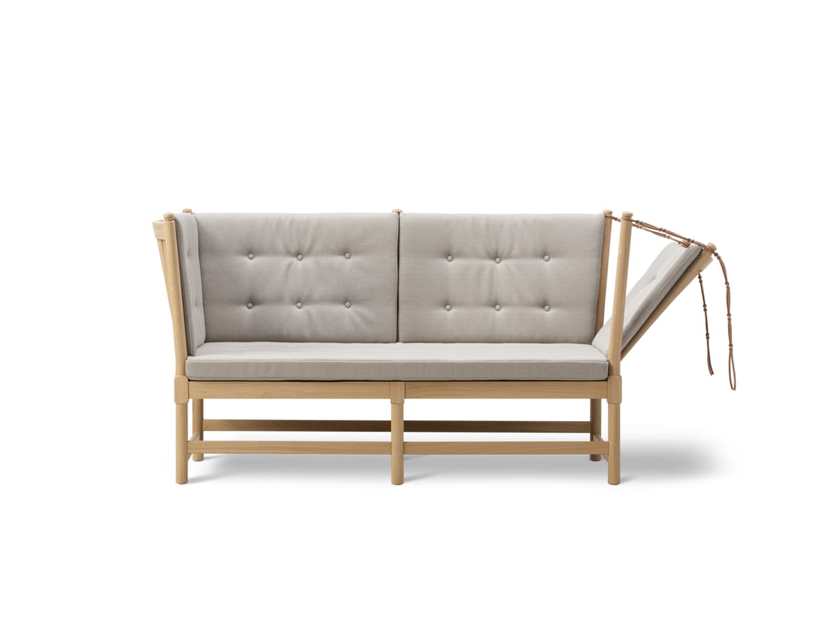 Fredericia Furniture - The Spoke-Back Sofa 1789 by Børge Mogensen - Soffa för 2 personer - Vidar 0222 - W160/197 x D76,5 x H86 x SH40 cm