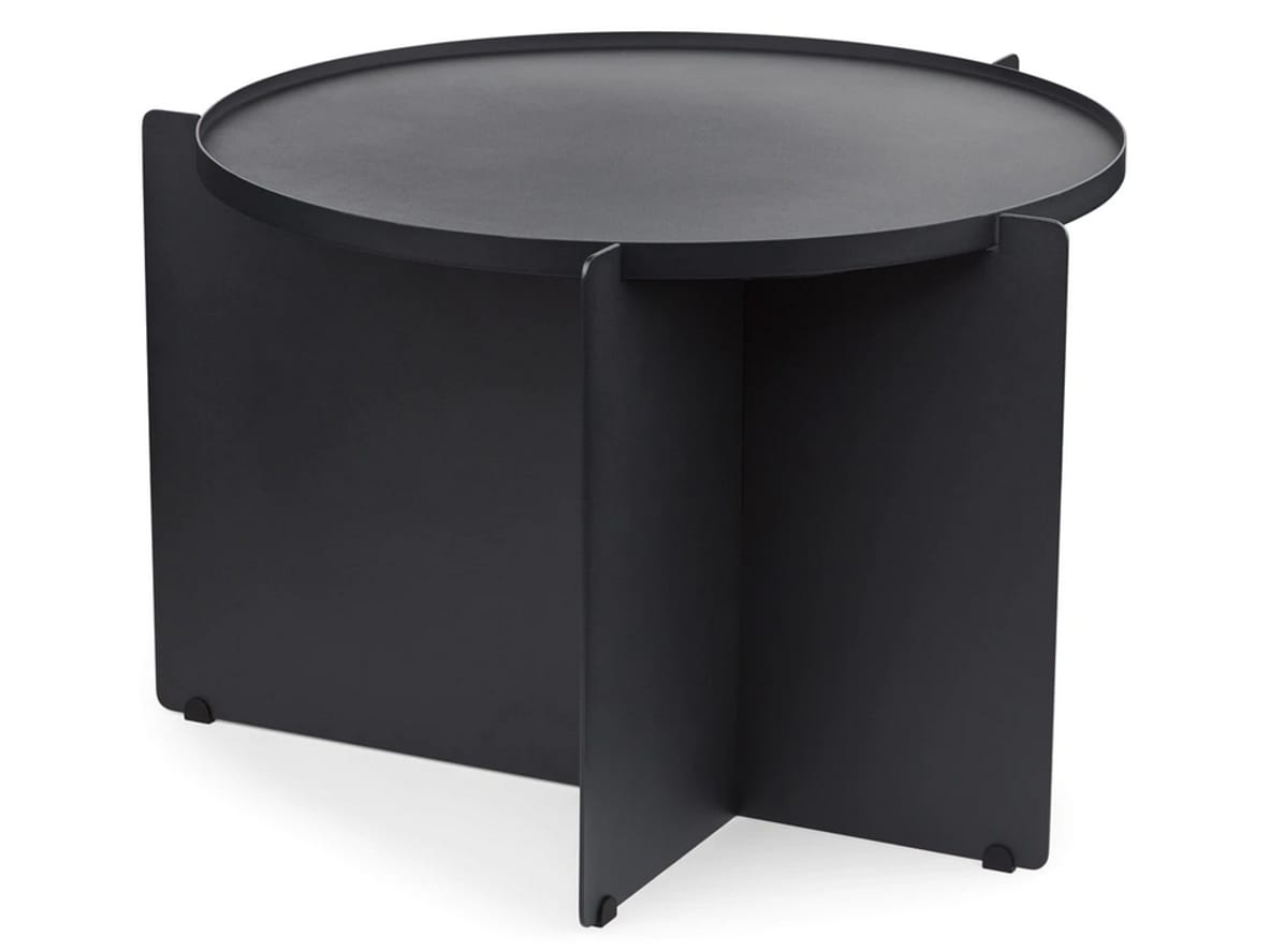 Gejst - Svip Tray Table - Bricka bord - Black - Ø60 cm x H42 cm