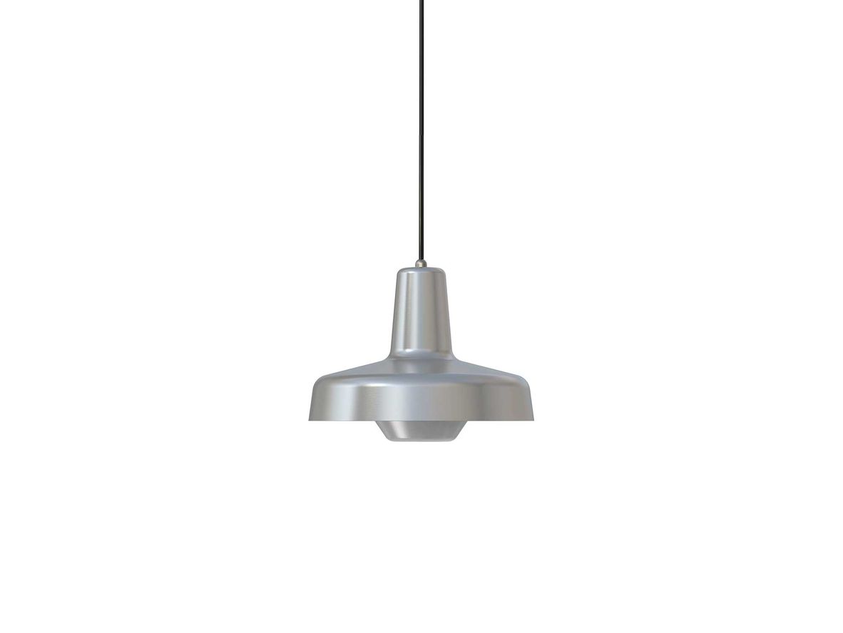 Grupa - Arigato pendel  - Hängande lampa - Aluminium - small - H 17 cm. x Ø 22,8 cm. Ledning 2,5 m