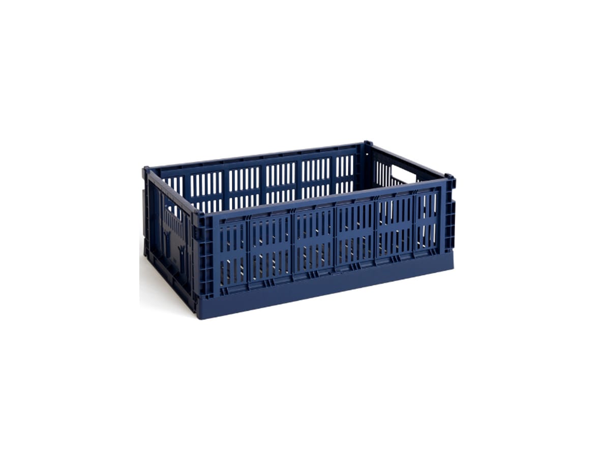 Produktfoto för HAY Colour Crate förvaringslåda large, dark blue