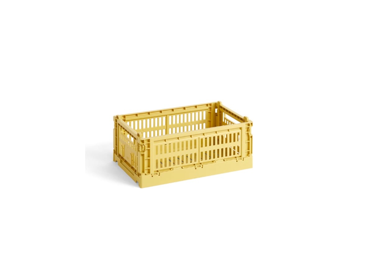 Produktfoto för HAY Colour Crate förvaringslåda small, golden yellow