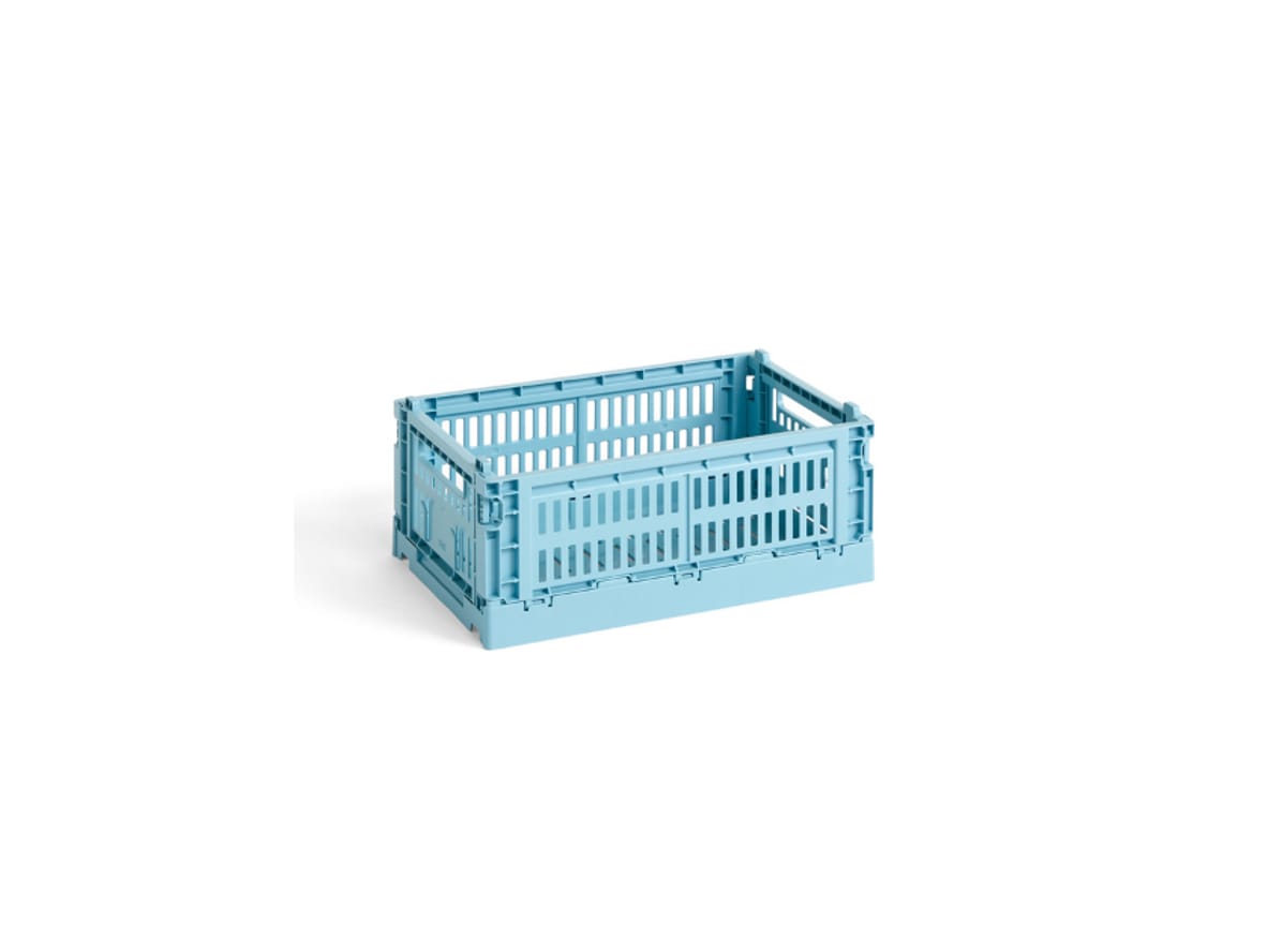 Produktfoto för HAY Colour Crate förvaringslåda small, light blue