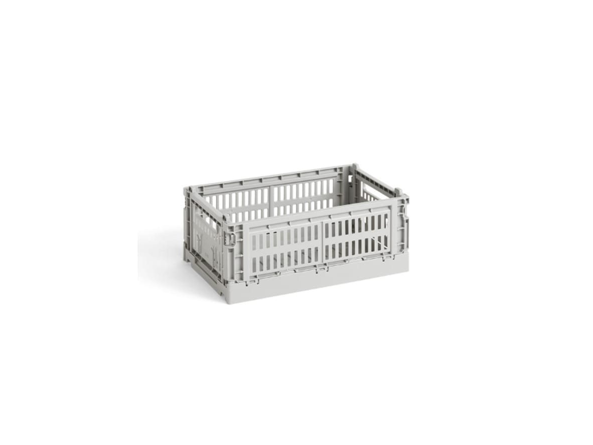 Produktfoto för HAY Colour Crate förvaringslåda small, light grey