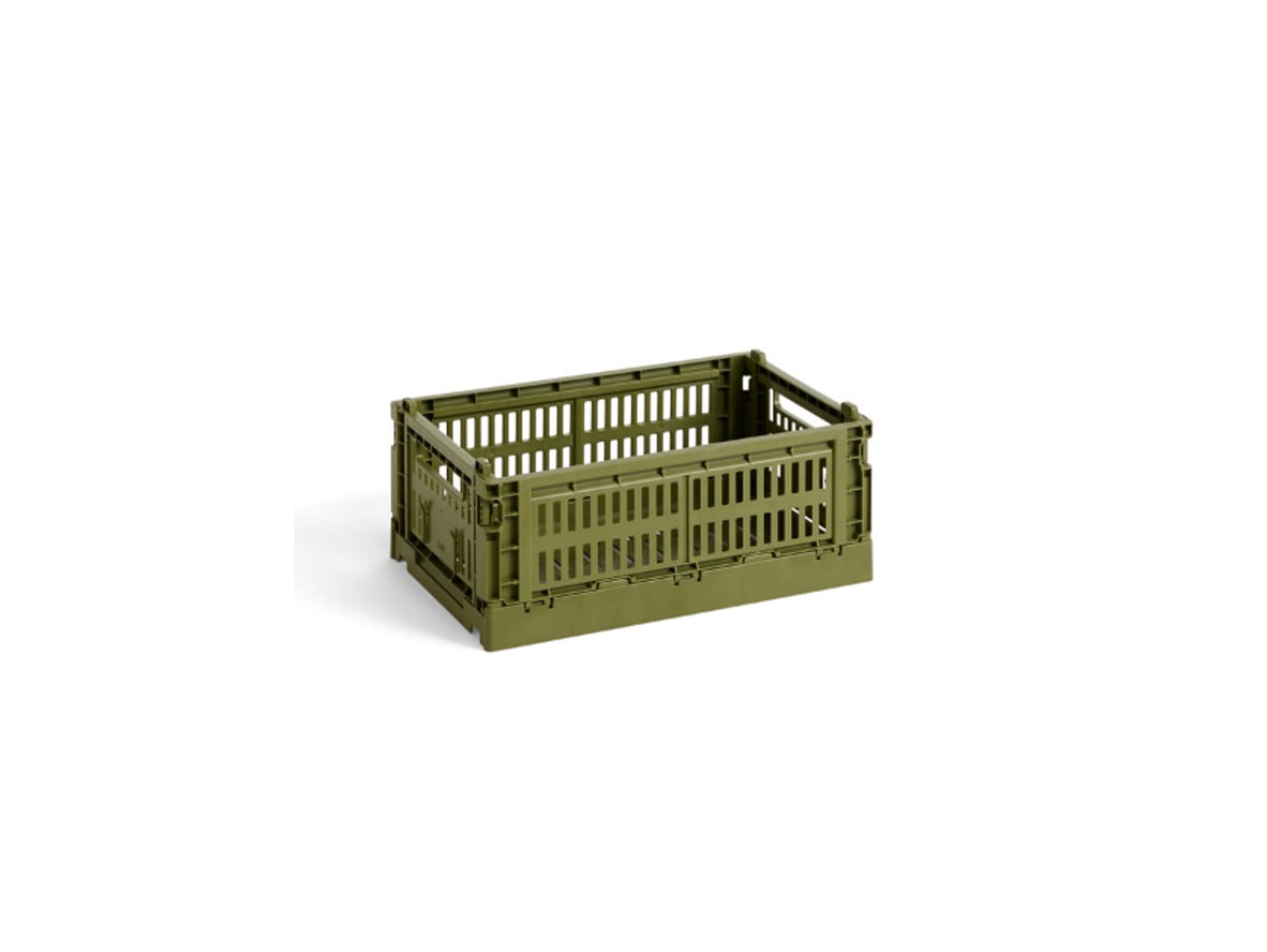 Produktfoto för HAY Colour Crate förvaringslåda small, olive