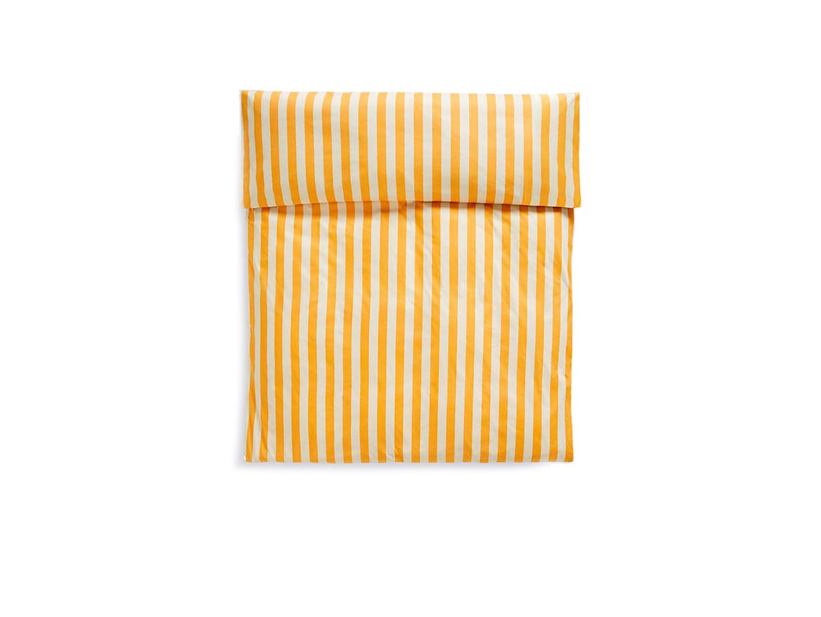 Produktfoto för HAY - Été Duvet Cover / 140 x 200 -  - Warm Yellow - W140 x L200 cm