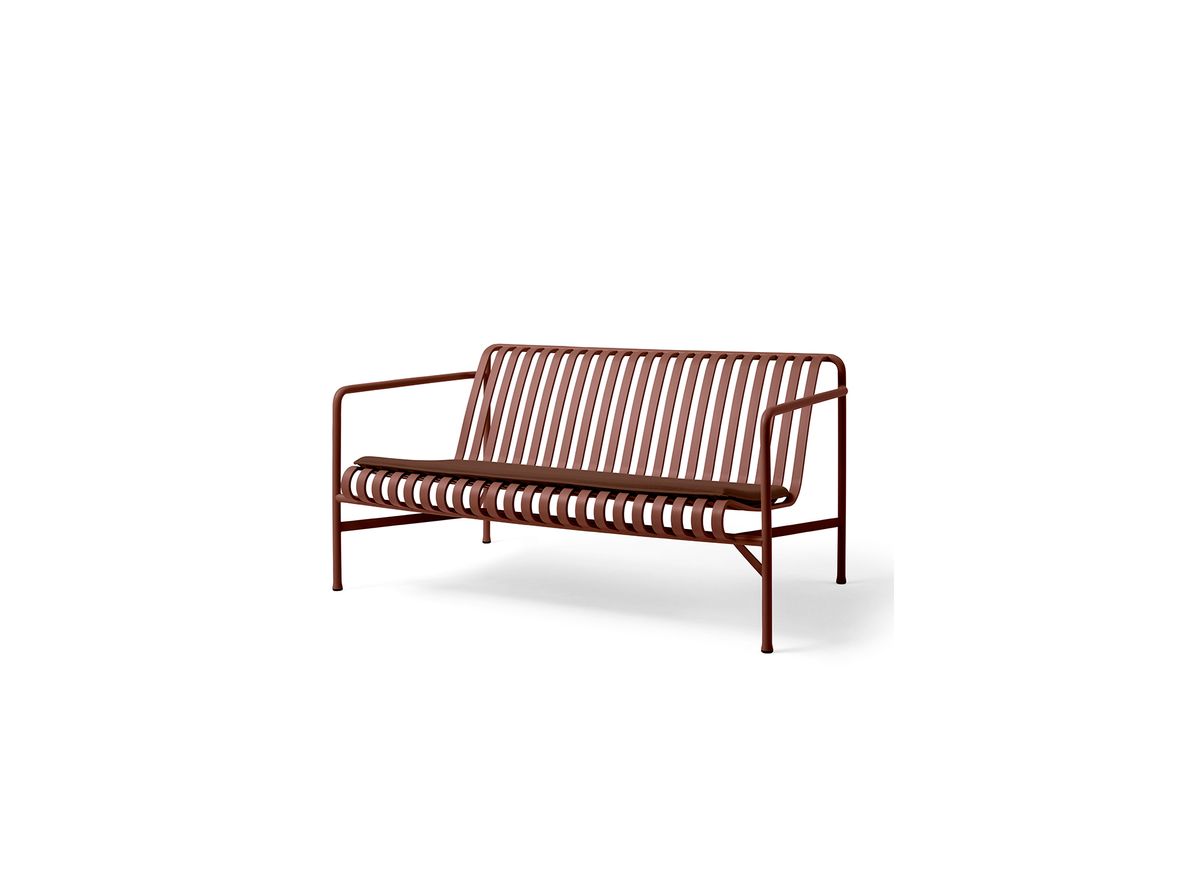 Produktfoto för HAY - PALISSADE / Seat Cushion for Lounge Sofa - Stolsdyna - Iron Red - W118,5 x D54,5 x H3 cm