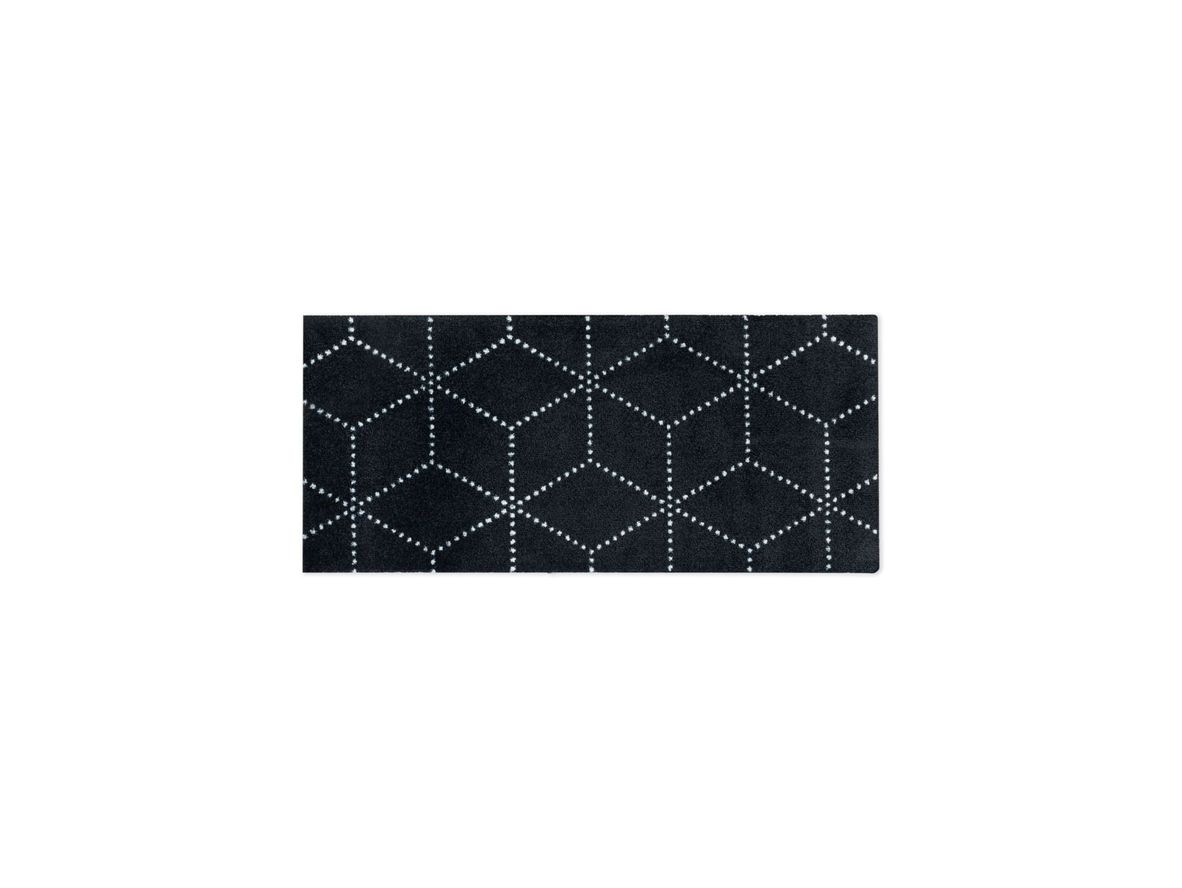 Produktfoto för Heymat - Hagl Black terrace - Dörrmatta - Hagl Black terrace - 45 x 100 cm