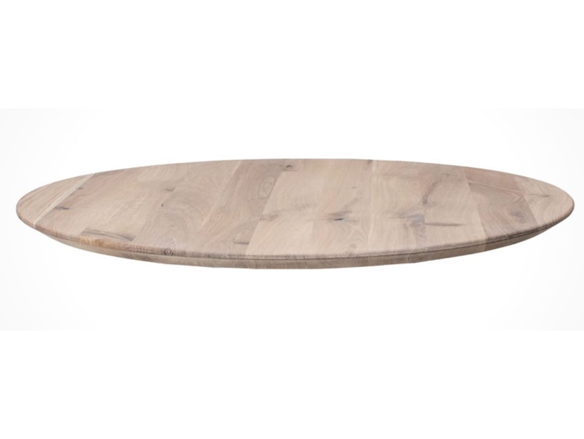 Produktfoto för House Of sander - Boston Tabletop - Bordsskiva - White Oiled 128 - H3 x Ø128 cm