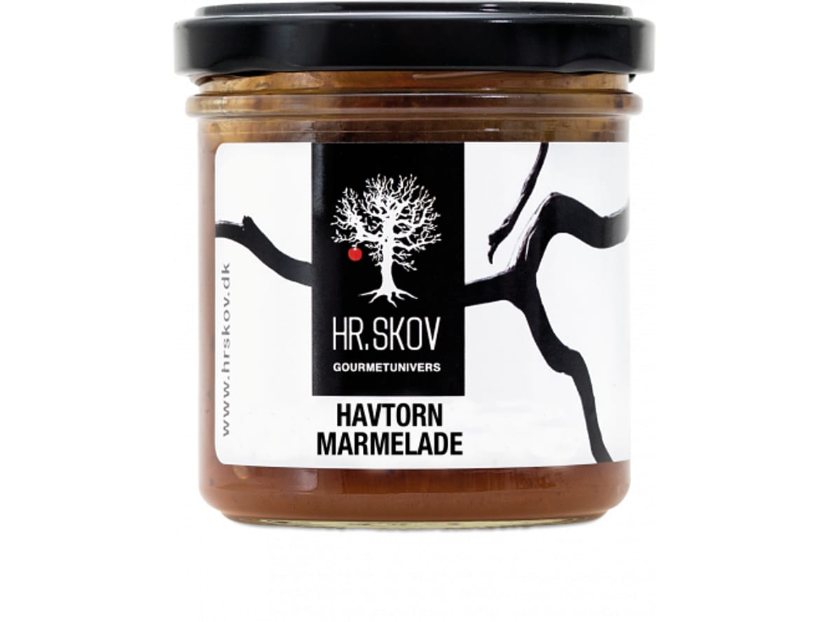 Produktfoto för Hr. Skov - Sea buckthorn/Aronia jam - Marmelad - Sea buckthorn - 155g