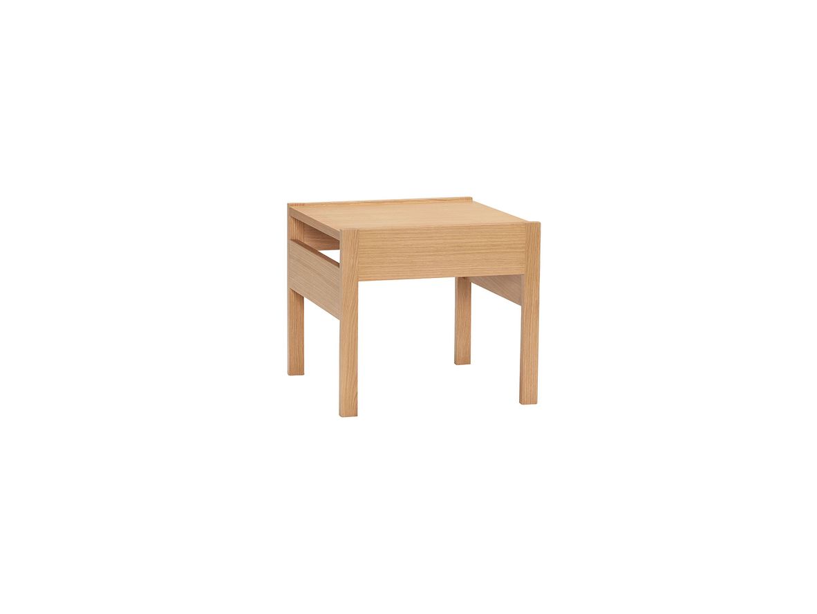 Image of Hübsch - Forma Side Table Natur - Sidobord - Natur - 50 x 51 x H45 cm