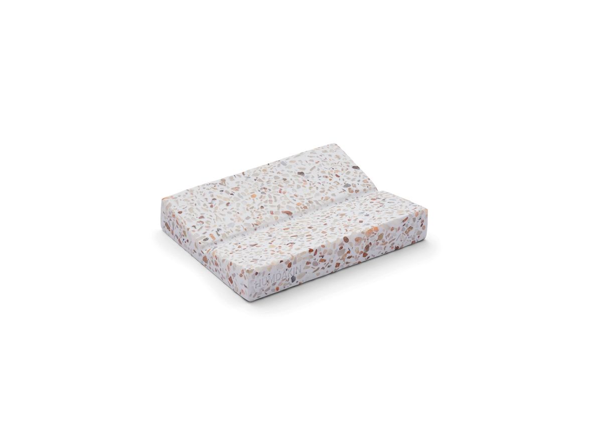 Produktfoto för Humdakin - Terrazzo Square Soap - Tvålkopp - Terrazzo - L12 x W9 x H2 cm