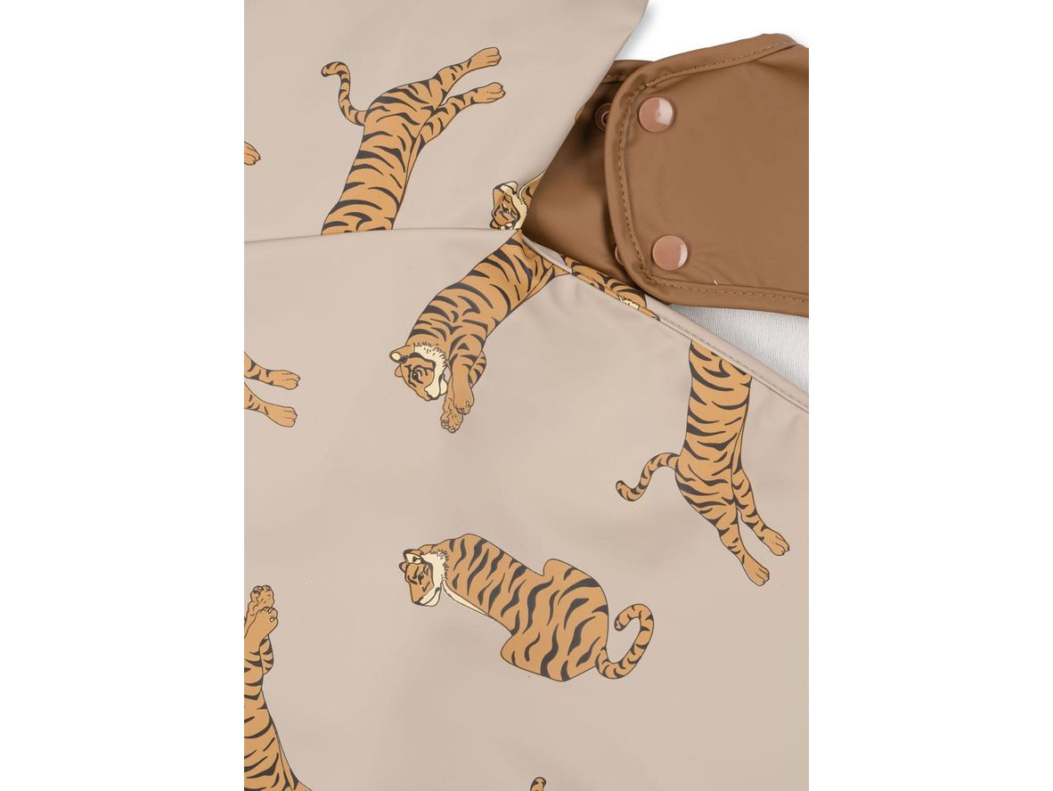 Alternativ bild 1 för Konges Sløjd - 2 Pack Dinner Bib With Sleeves - Bibbor - TIGER / TOASTED COCONUT - 6-12M