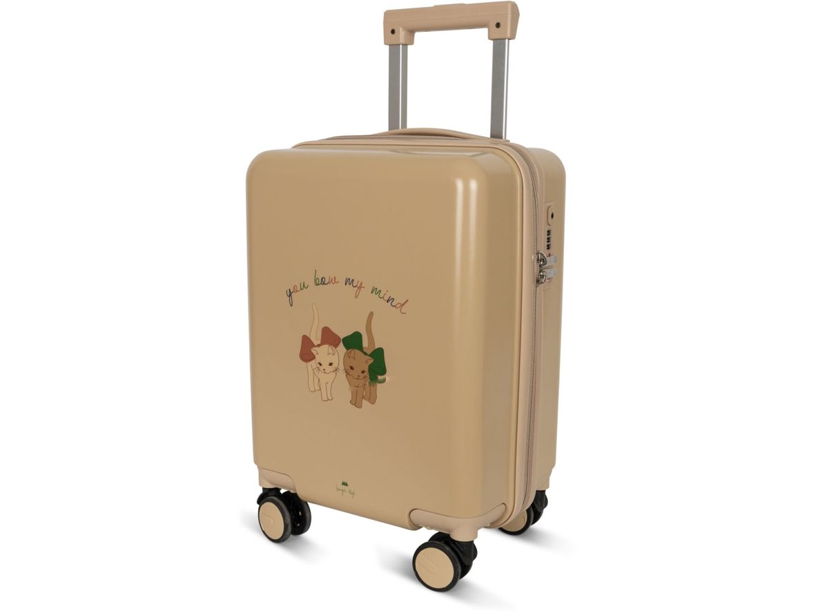 Image of Konges Sløjd - Travel Suitcase - Resväska - BOW KITTY - H:35 x W:34 x L:21 cm