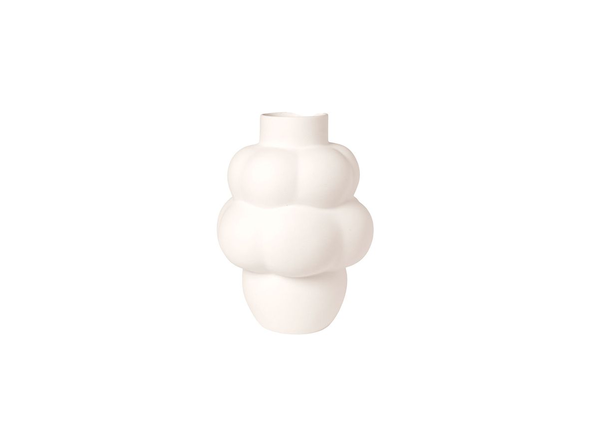 Louise Roe - Balloon Vase 04 - Vas - Raw White - Ø10-24 x H32 cm
