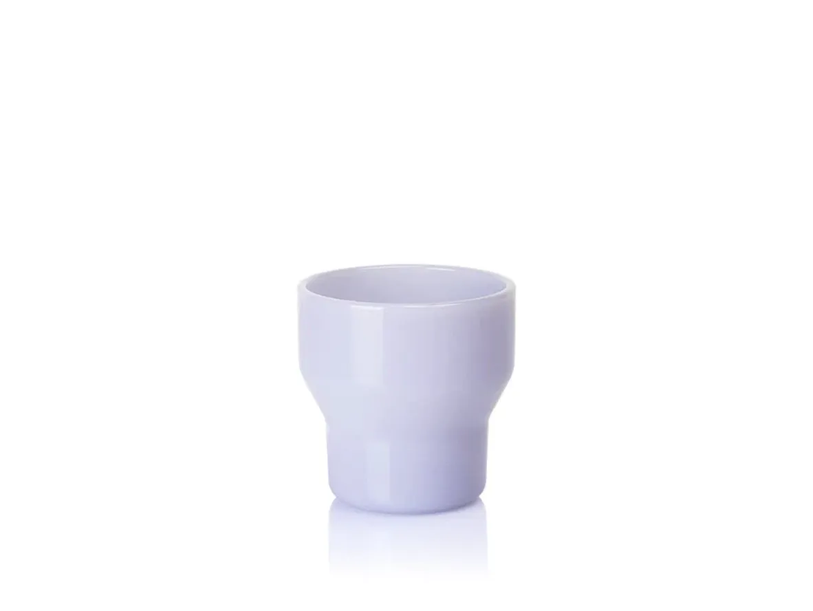 Lucie Kaas - Milk Drinking Glass - Glas - Lavender - H8 cm