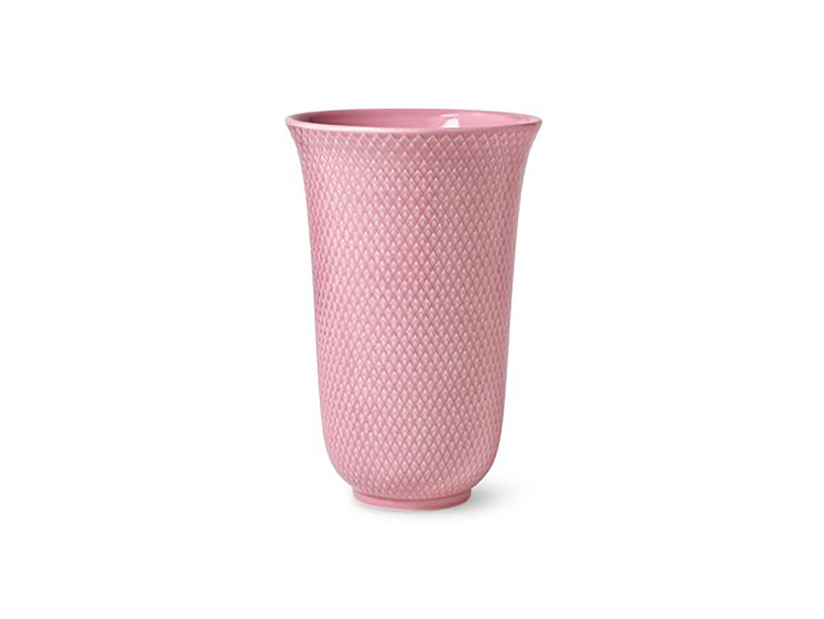 Produktfoto för Lyngby Porcelæn Rhombe Color vas, 20 cm, rosa