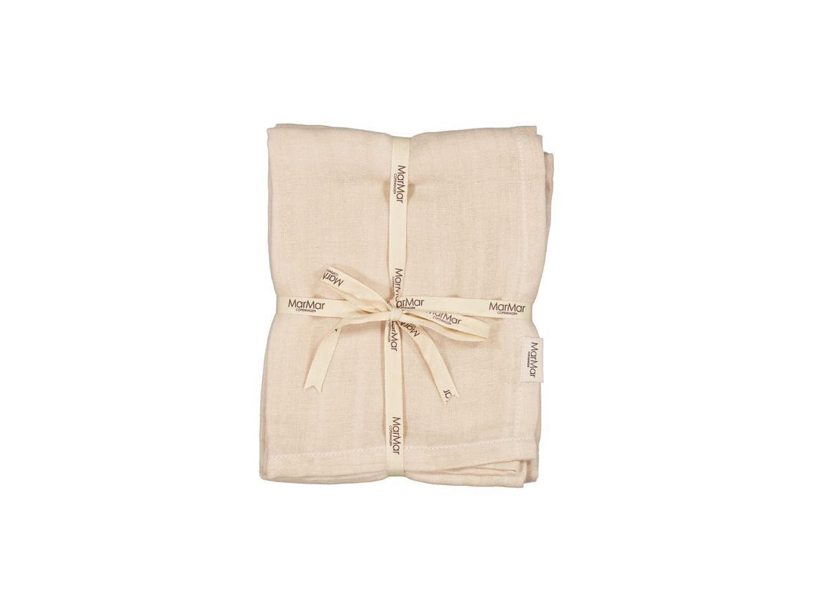 Produktfoto för MarMar Copenhagen  - Bonded Muslin - Ada 2 pack  - Dammblad - Beige rose - One size