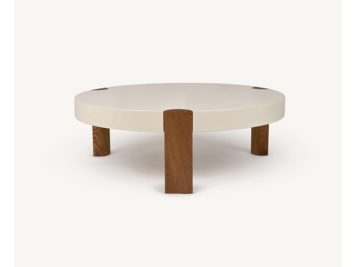 Image of Mazo - FER Table - Soffbord - Creamy white - Large - Ø: 100cm H: 35cm