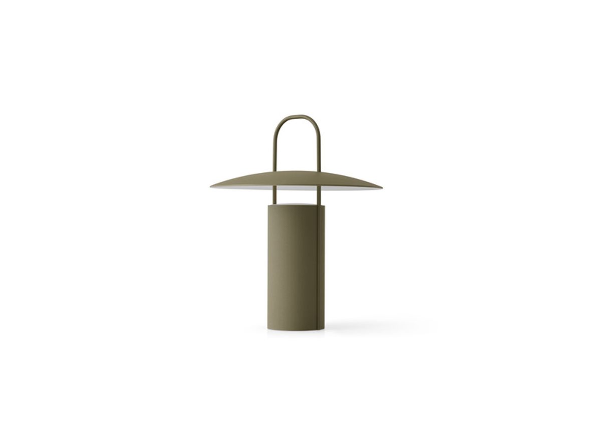 Audo Copenhagen - Ray Table Lamp, Portable - Bordslampa - Black - H: 23,5 cm Ø: 21,2 cm