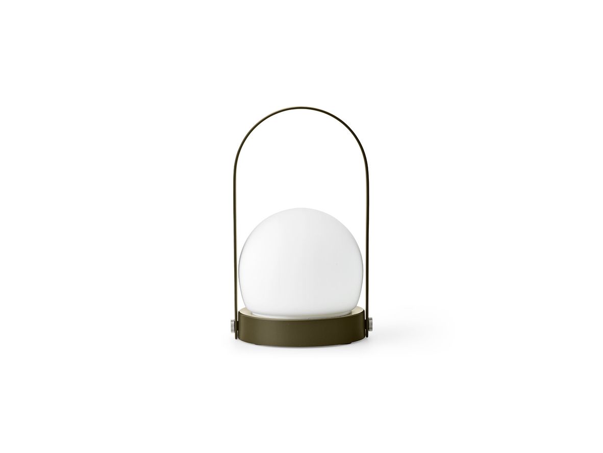 Audo Copenhagen - Carrie table lamp - Portable - Bordslampa - Olive - H24,5 x D13,5 x W15,3 cm