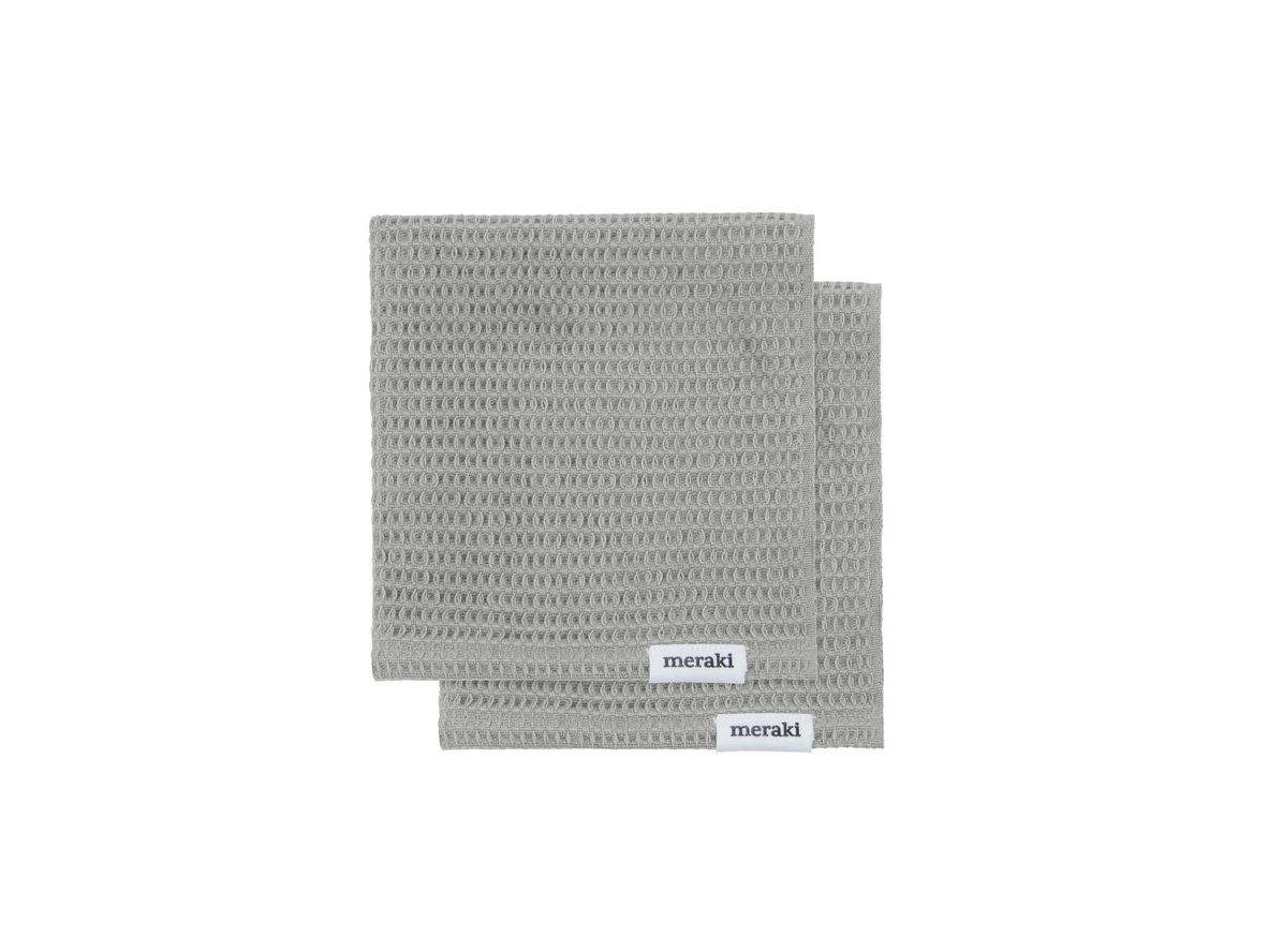 Produktfoto för Meraki - Dishcloth - Pumila - Disktrasor - Light grey - L30 x W30 cm