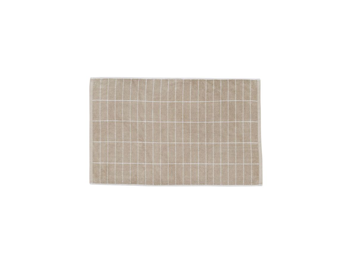 Produktfoto för Mette Ditmer - TILE STONE Bath Mat  - Badmatta - Sand / Off-white - W50 x L80 cm