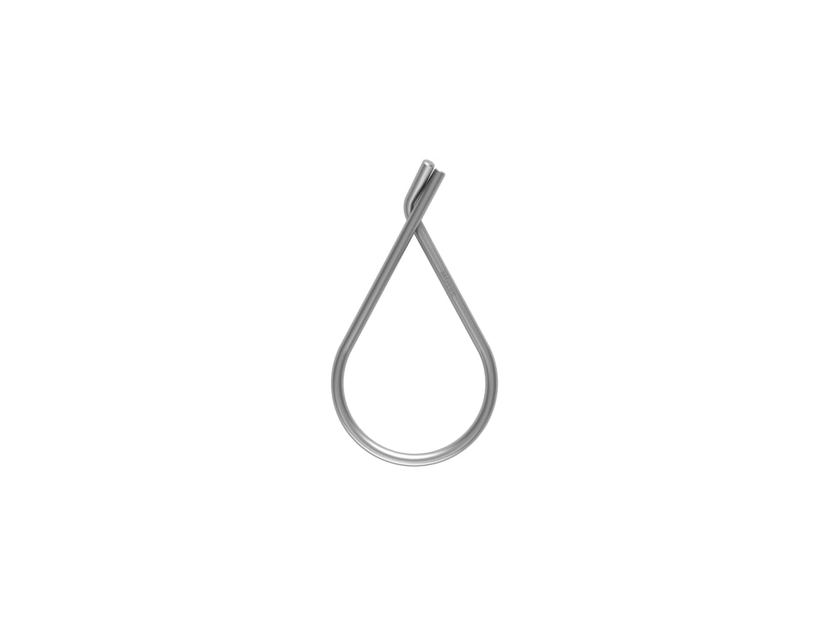 Image of MOEBE - Key Ring -  - Stainless Steel - H6,7 x W3,8 cm