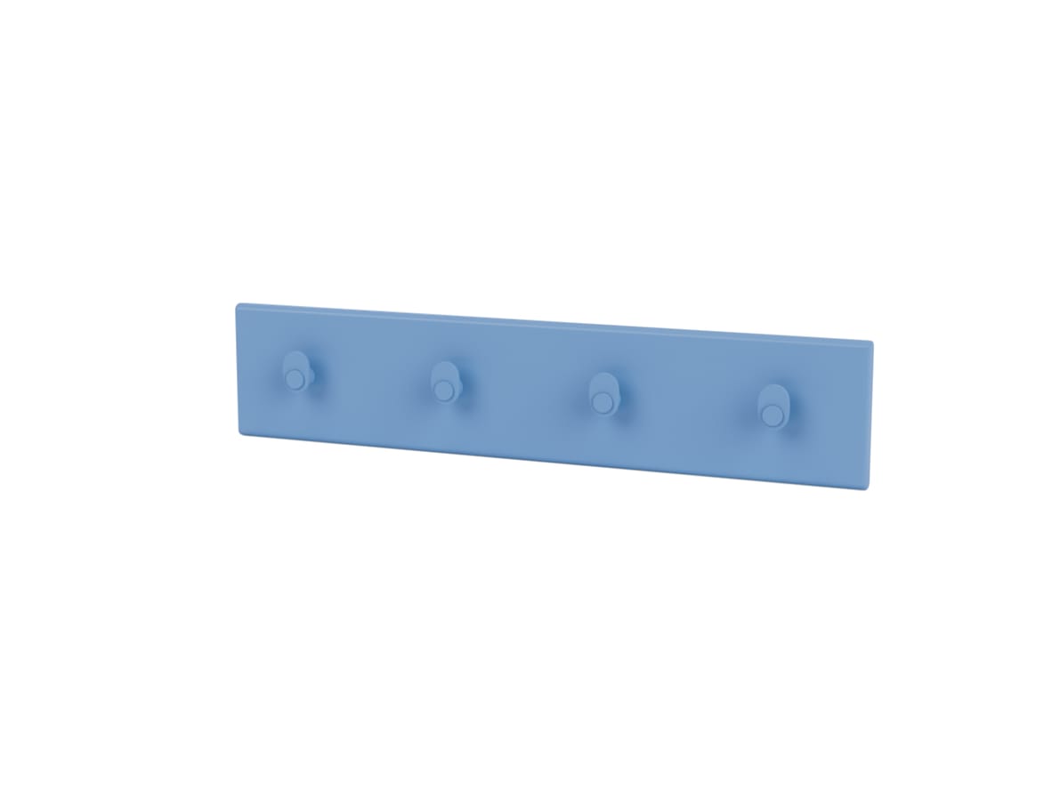 Produktfoto för Montana - Coat Rack – K812 - Garderobskrokar - Azure - W46,8 X H10 X D1,2 cm