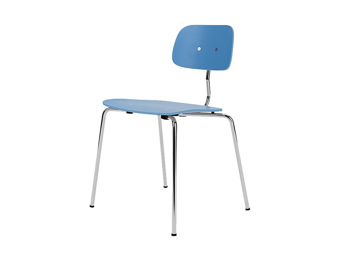 Image of Montana - KEVI 2060 Chair - Matstol - Azure / Chrome - W53 x L51 x H79 x SH47 cm