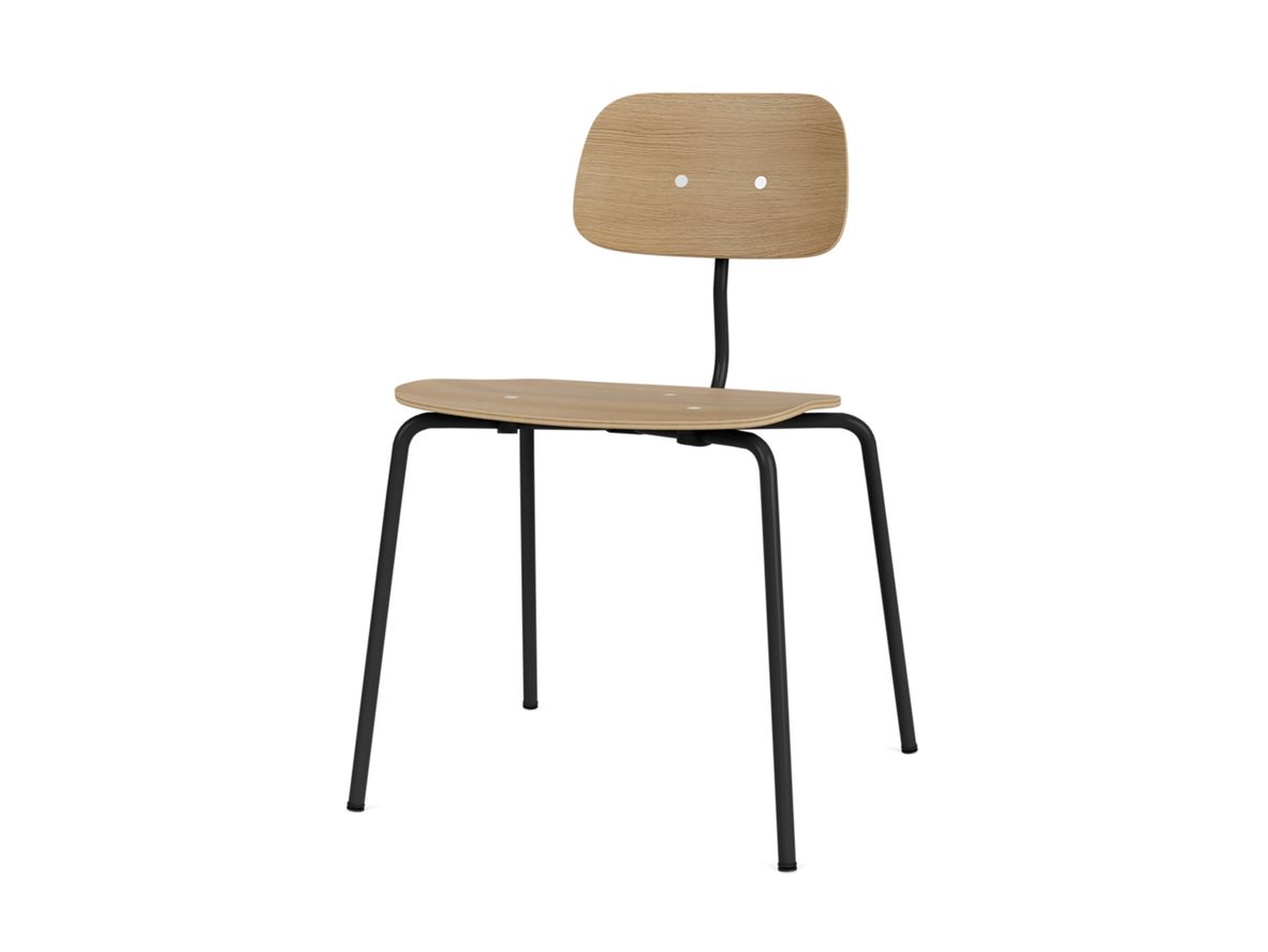 Image of Montana - KEVI 2060 Chair - Matstol - Oak / Black - W53 x L51 x H79 x SH47 cm