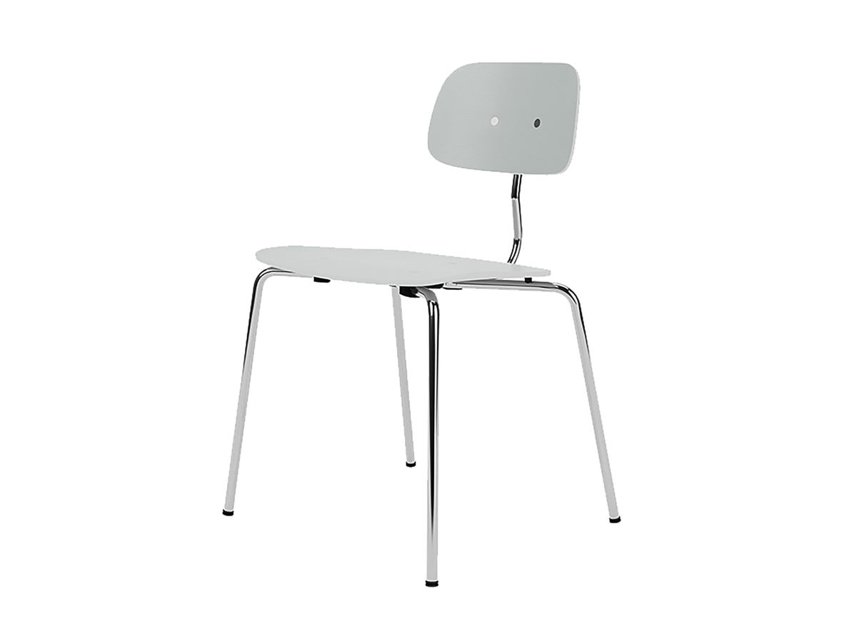 Image of Montana - KEVI 2060 Chair - Matstol - Oyster / Chrome - W53 x L51 x H79 x SH47 cm