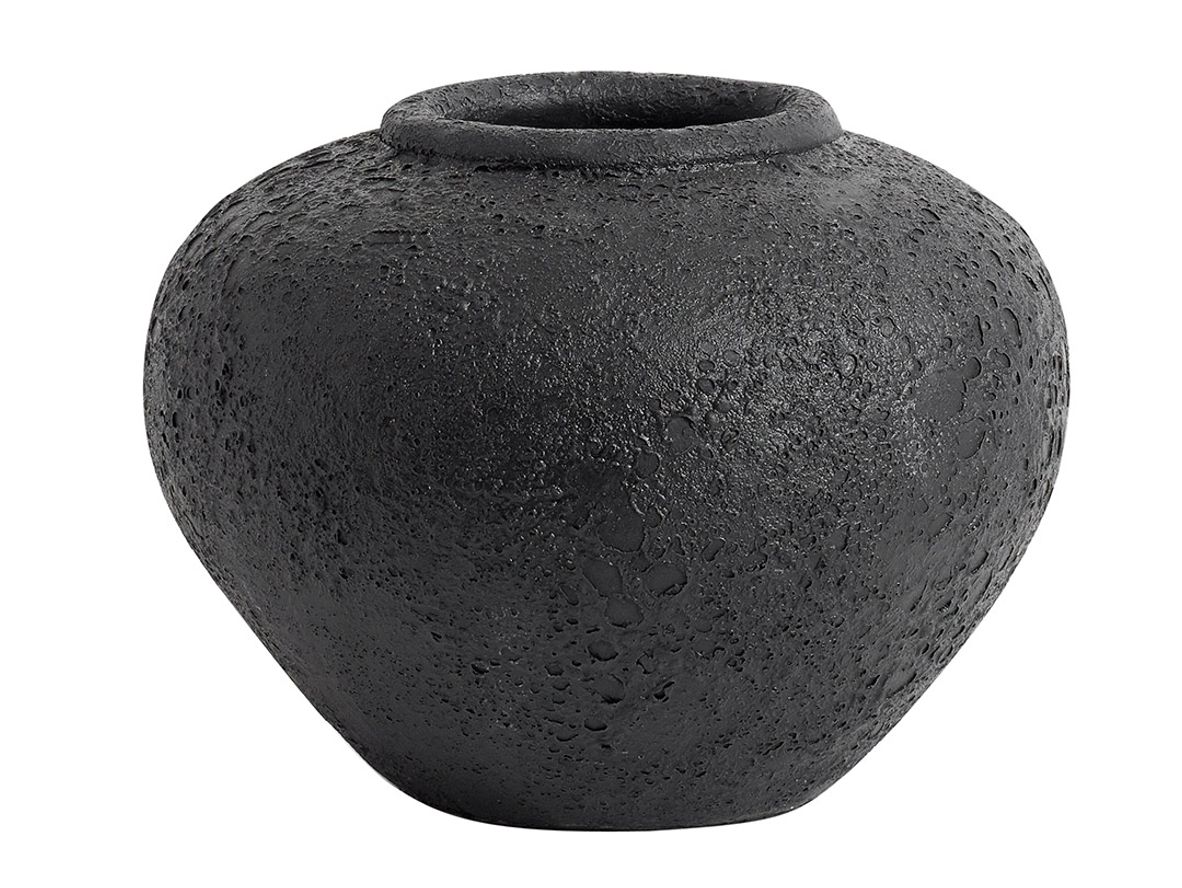 Produktfoto för MUUBS - Jar Luna - Kruka - Black 18 - H: 18 x Ø: 25 cm