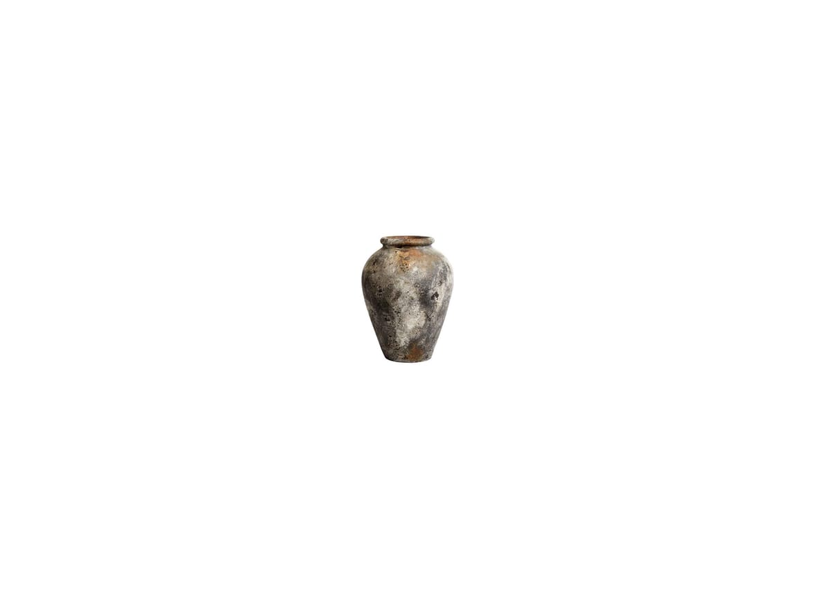 Image of MUUBS - Jar Echo - Kruka - Rust/grey - 50 - W:37 x H:50 cm