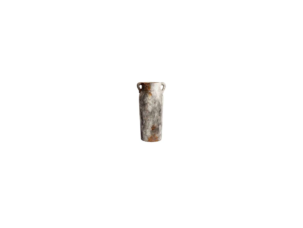 Image of MUUBS - Jar Echo - Kruka - Rust/grey - 70 - W:30 x H:70 cm