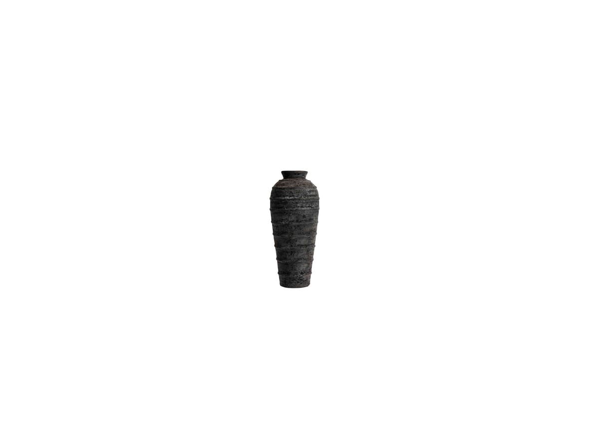 Image of MUUBS - Jar - Melancholia - Kruka - Large - Black - W:35 x H:80 cm