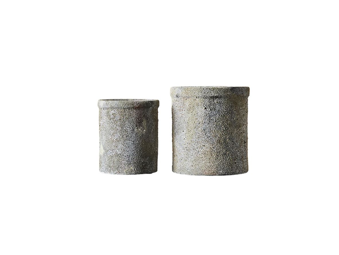 Produktfoto för MUUBS - Treasure Jar Set - Kruka - Terracotta - Ø18 x H21 cm / Ø23 x H25 cm