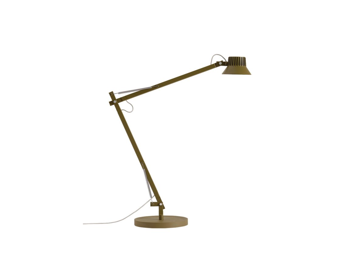 Muuto – Dedicate Table Lamp – Bordslampa – L2 – Brown Green – L50,6 x H51,6 x W19 x D19 x Ø10,5 cm