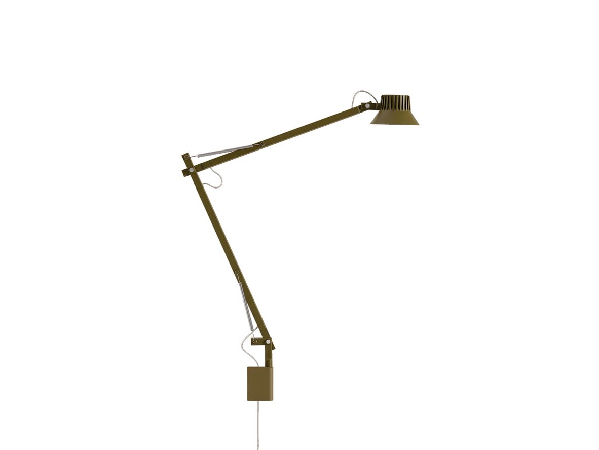 Muuto – Dedicate Wall Lamp – Vägglampa – L2 – Brown Green – L50,6 x H49,4 x Ø10,5 cm