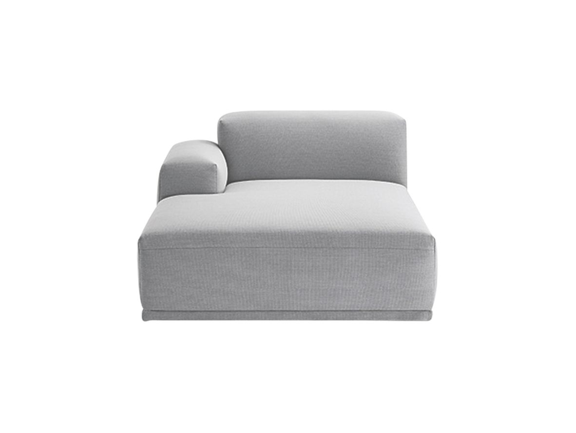 Muuto - Connect Modular Sofa / Modules - Modulär soffa - Left Armrest Lounge (J) - L: 117 x D: 150 x H: 70 x SH: 42 cm - Vancouver 13