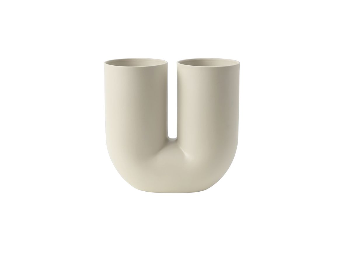 Muuto - KINK Vase - Vas - Sand - W27,4 x H26,3 cm